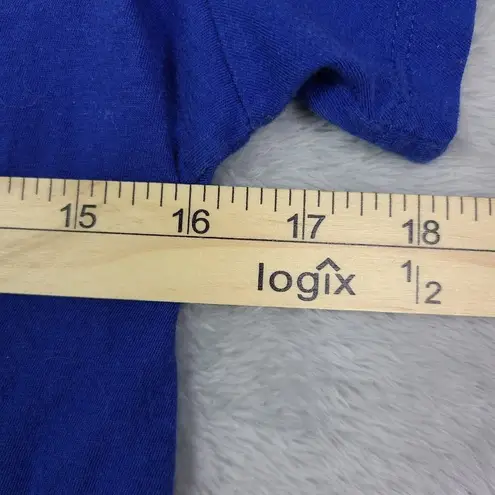 Nba Cleveland Cavs Cavaliers  Hardwood Classics T-shirt Blue Women's V neck Large