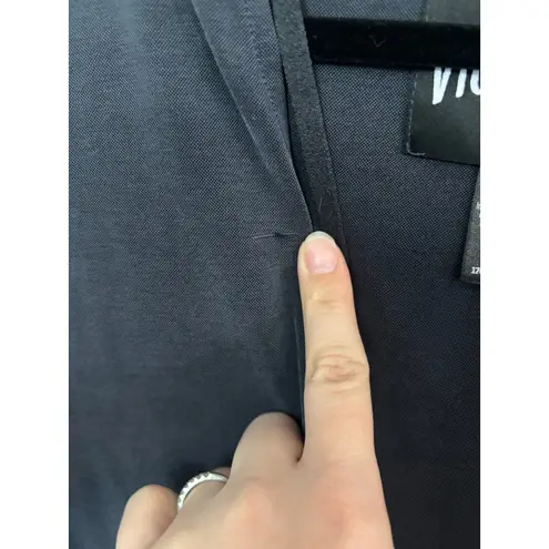 Victoria Sport Sleeveless Hoodie Vest Top Gray Athleisure Workout Large