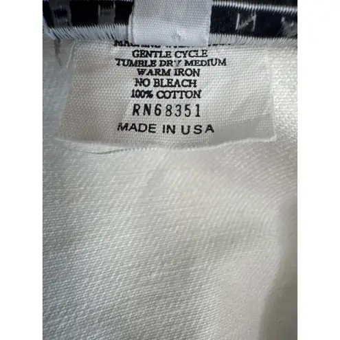 Vintage Venezia Sportswear White Denim Jumpsuit 80s Power Suit Cinched Waist XXS