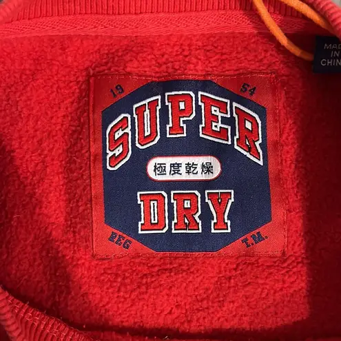 Superdry  Red Crewneck Sweatshirt. Size 8. thumbnail 4