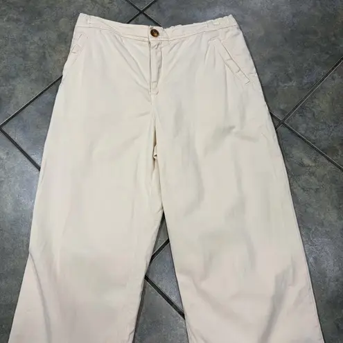 Marine layer NWT Saturday Pants Women Sz L Chino Elastic Waistband Casual Comfy