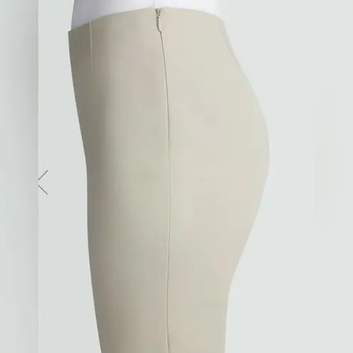 Lafayette 148 NY Women’s Techo Stretch Twill Stanton Pant Khaki Color SIZE 12 Tan