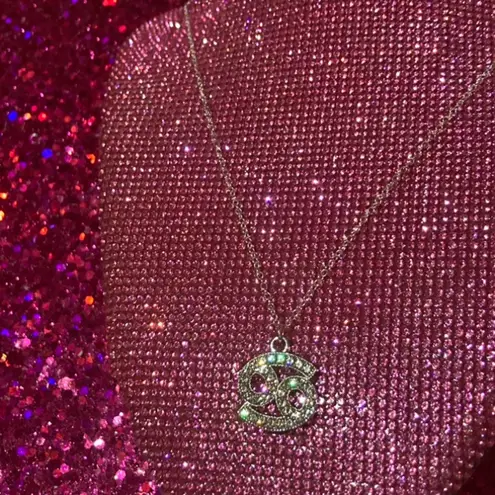 Boutique Cancer Zodiac Sign Sterling Silver Necklace 925 Bling Horoscope June July Egirl Emo Jewelry