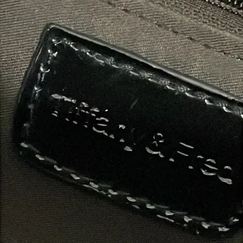 Tiffany & Fred Black Clutch with Gold Chain