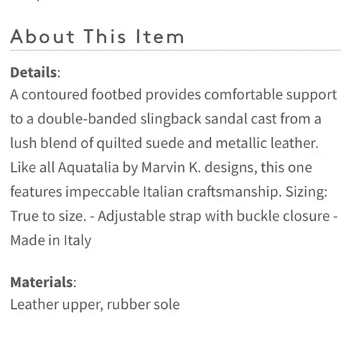 Aquatalia Marvin K Nude Suede Silver Metallic Whistler Strappy Sandals 6.5