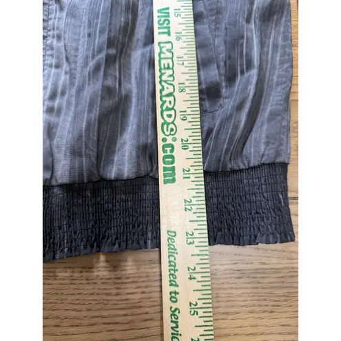 Mystree Women Jacket Size Large Full Zip Polyester Streetwear Preppy Modern City