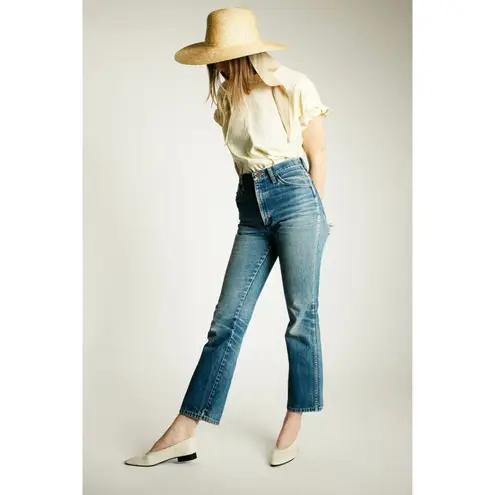 BY FAR Carr Flats in Limewash White Leather 37 With Box Womens Ballet Size 6