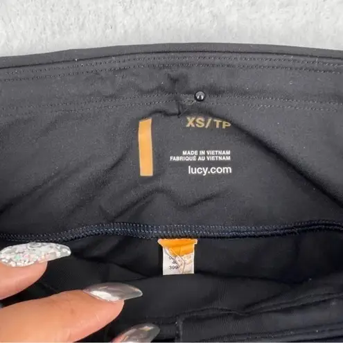 Lucy Color Block Crop Legging Blue Size XS