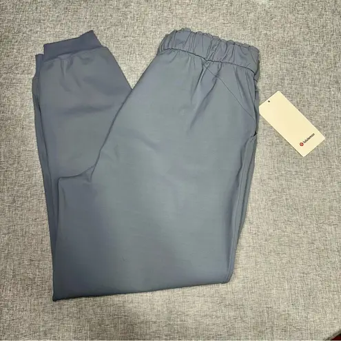 Lululemon  Stretch High Rise Jogger Pants Chambray Blue Size 12 NWT