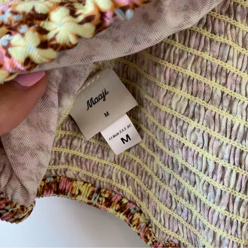 Maaji ‎ Radiant Crop Top In Natural Meadow Autumn M