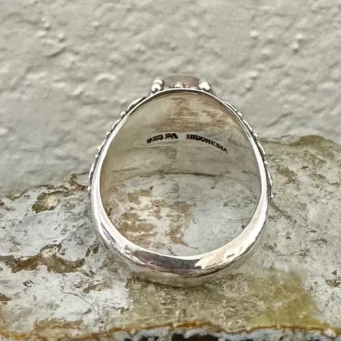 Suarti Bali Sterling Silver Moonstone Ring