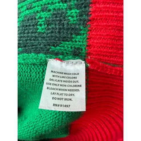 Ugly Christmas Sweater Size Small Pullover Knit Cat Cats Holiday Meowy Catmas