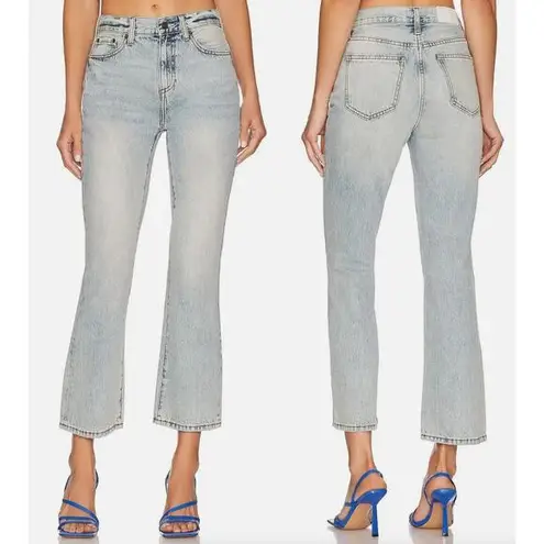 Pistola NWT  Lennon High Rise Cropped Boot Cut St Tropez Light Wash US 25