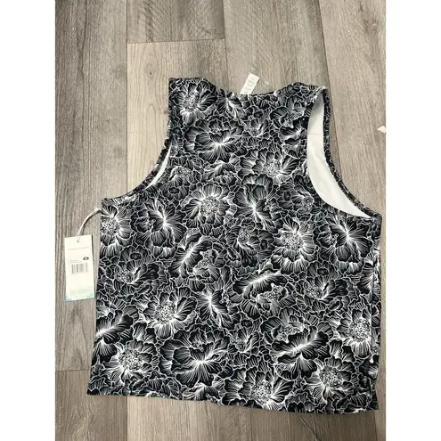 Balance Collection  Tank Top Women's Peonies Cropped Athletic Size XXL