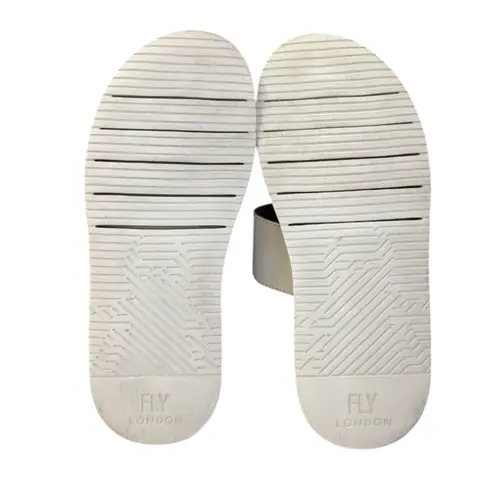 Fly London Chev Platform Sandals GUC $170 Size 40 US 9/9.5 S3518