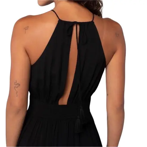 Lovestitch Beaded Maxi Dress Sz S Black Feminine Retro Boho Party Whimsycore NWT