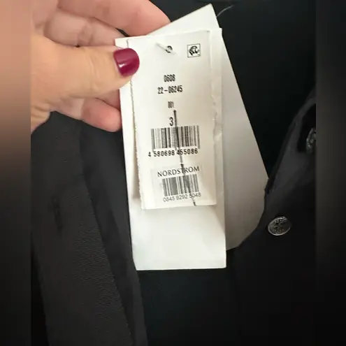 SACAI Midi Pleated Shirt Dress NWT Large Black