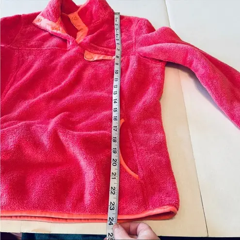 Free Country Womens Size Small Pink Fleece Pullover Jacket Winter Long Sleeve