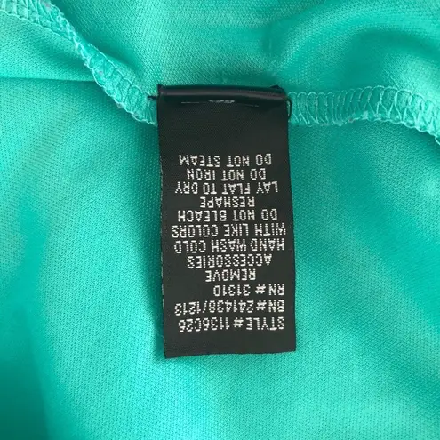 BCX Green Floral Lace Overlay Fit and Flare Mini Dress M