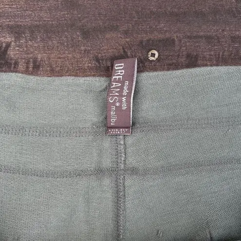 Barefoot Dreams Light Green Low Rise Sweatpants w/ Elastic Drawstring Waist