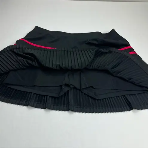 Tail Womens Size Large Black Pink Pleated Skort Tennis Golf Pickle Ball Athletic