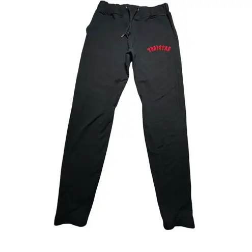 Trapstar Arch Tracksuit Size Large Black Red Hoodie Joggers Athleisure #Y5