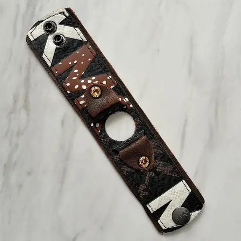 Sparkl Authentic Michael Kors Animal Print Cuff Apple Watch Band