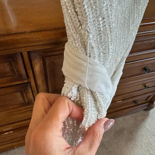 Retrofête Retrofete Ella Sequin Dress White Sold Out Retail $525 M