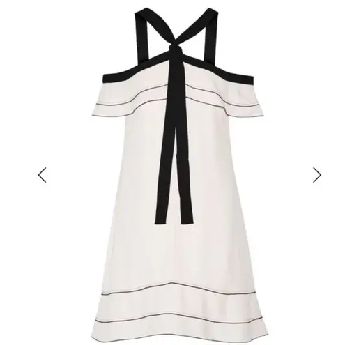 Proenza Schouler NWT.  Off-the-shoulder bow crepe mini dress