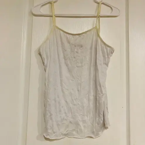 Zenobia Women's Camisole Sleeveless Breathable Tank Top White Plus Size 1X