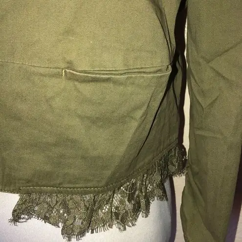 Princess Vera wang medium open front blazer Green