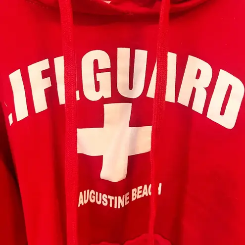 Lifeguard  Augustine Beach Cropped Hoodie