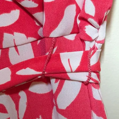 Eliza J Womens Wrap Dress Size 10 Wedding Guest Party Travel Floral Abstract