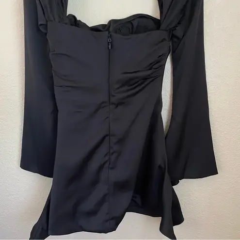 House Of CB  'Toira' Black Draped Corset Dress/Size S NWOT