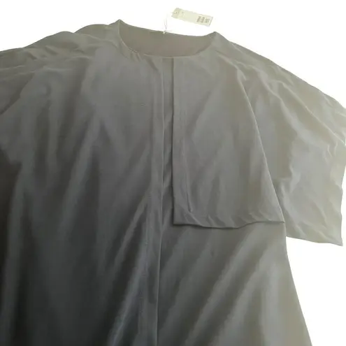 COS Black Lagenlook Layered Asymmetric Kaftan Midi Dress Women’s Size Small NWT