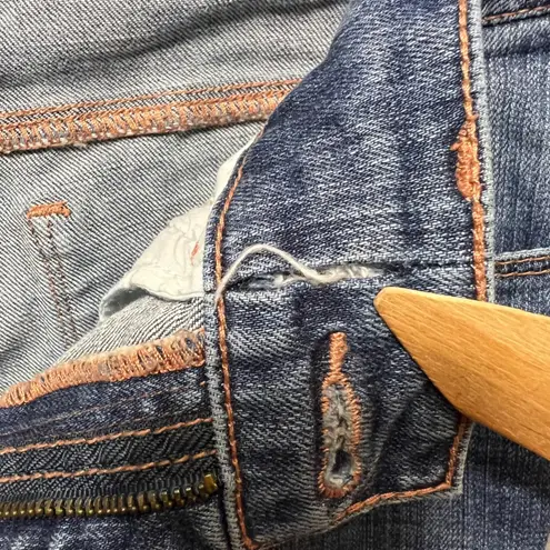 Seven7 Sexy Flare Jeans Low Rise Denim Bootcut Jeans Size 29 Blue