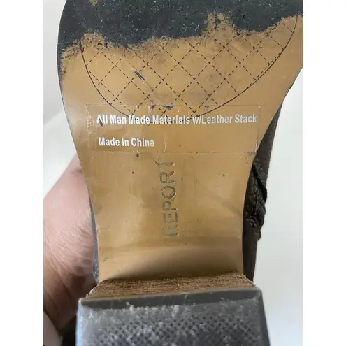 Report Fisher Women’s Boots Size 7.5 Riding Boot Over the Knee Brown Half Zip