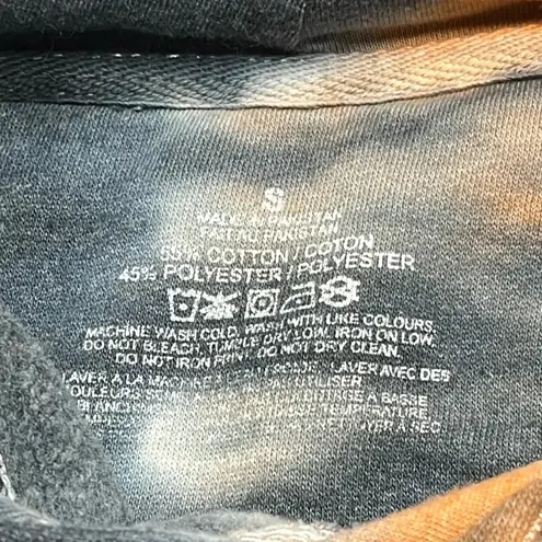 Halloween hoodie pumpkin tie dye long sleeved small cropped fall hoodie sweater Orange