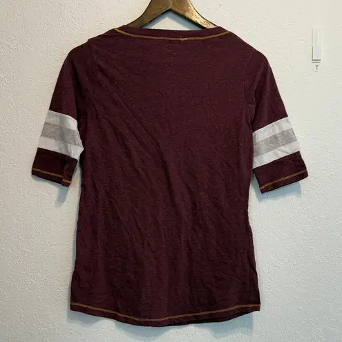 Minnesota Golden Gophers Maroon Colorblock Logo T