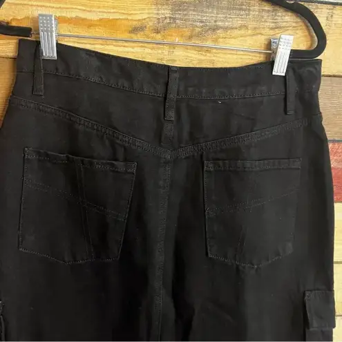 Sincerely Jules Black Cargo‎ Maxi Skirt Size 11/29