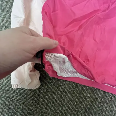 Black Jack 1999 USA Windbreaker Surfer Pink ColorBlock Pullover 1/2 Zip XL Retro