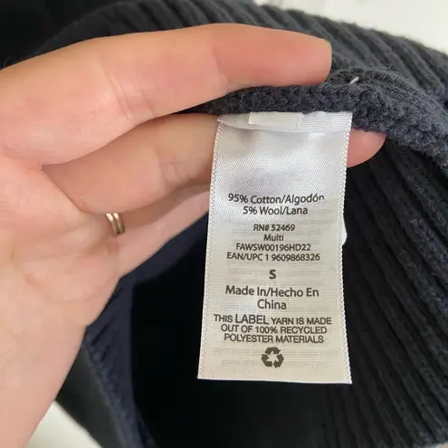 EUC | Free Assembly women’s turtleneck sweater dress wool blend — small Blue