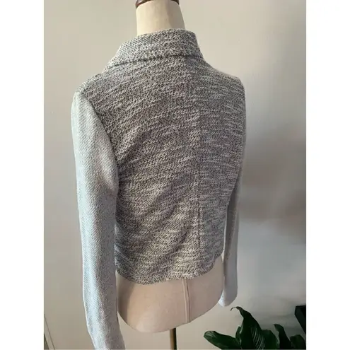 EXPRESS  grey short cardigan sweater size xs blazer cotton