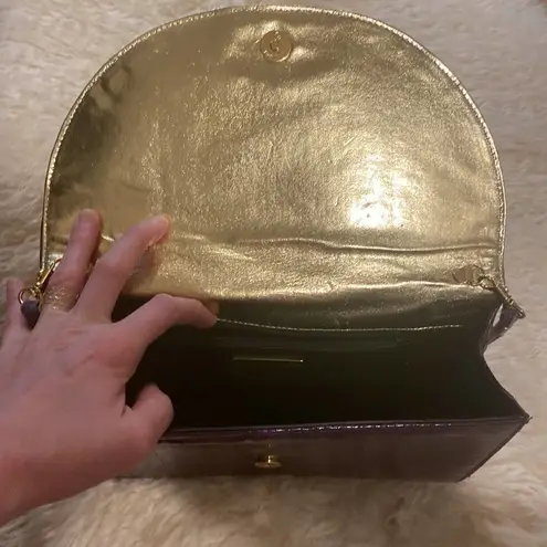 Valerie Stevens Vintage Faux Leather Crossbody Bag Textured 1970’s Multi-color