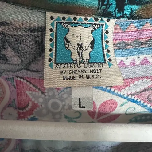 Desert West Vintage Western Button