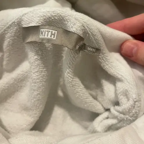 Kith  Ivory Hooded Sweatshirt Size Medium!! In great condition