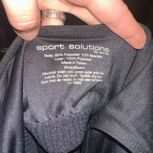 Sports Solutions Soma black & red M modest tankini top Black Size M