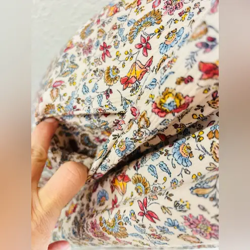 J.Jill  Desert Floral Button-Front Maxi Dress  Pink Blush Delicate Floral… med