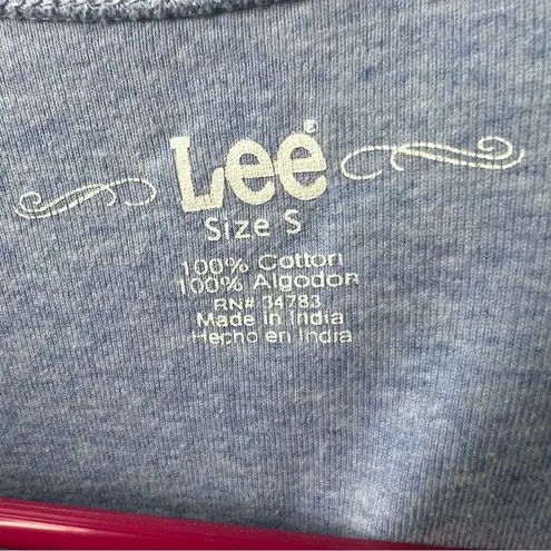 Lee  Small Light Blue Short Sleeve Crewneck T-Shirt