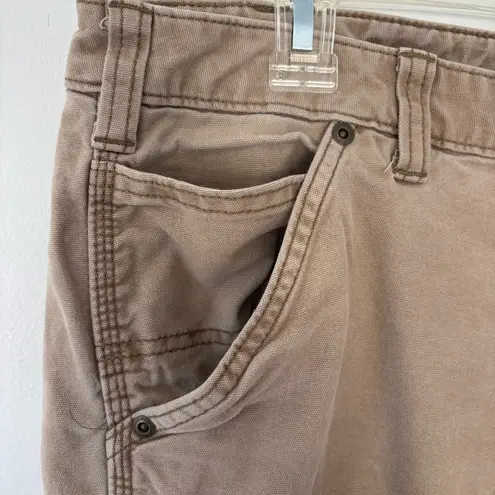 Carhartt  Original Fit Tan Khaki Cargo Carpenter Utility Pant Work Plus Size - Image 5